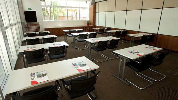 Classroom located in the Johnson & Johnson Institute facility in São Paulo, Brazil.