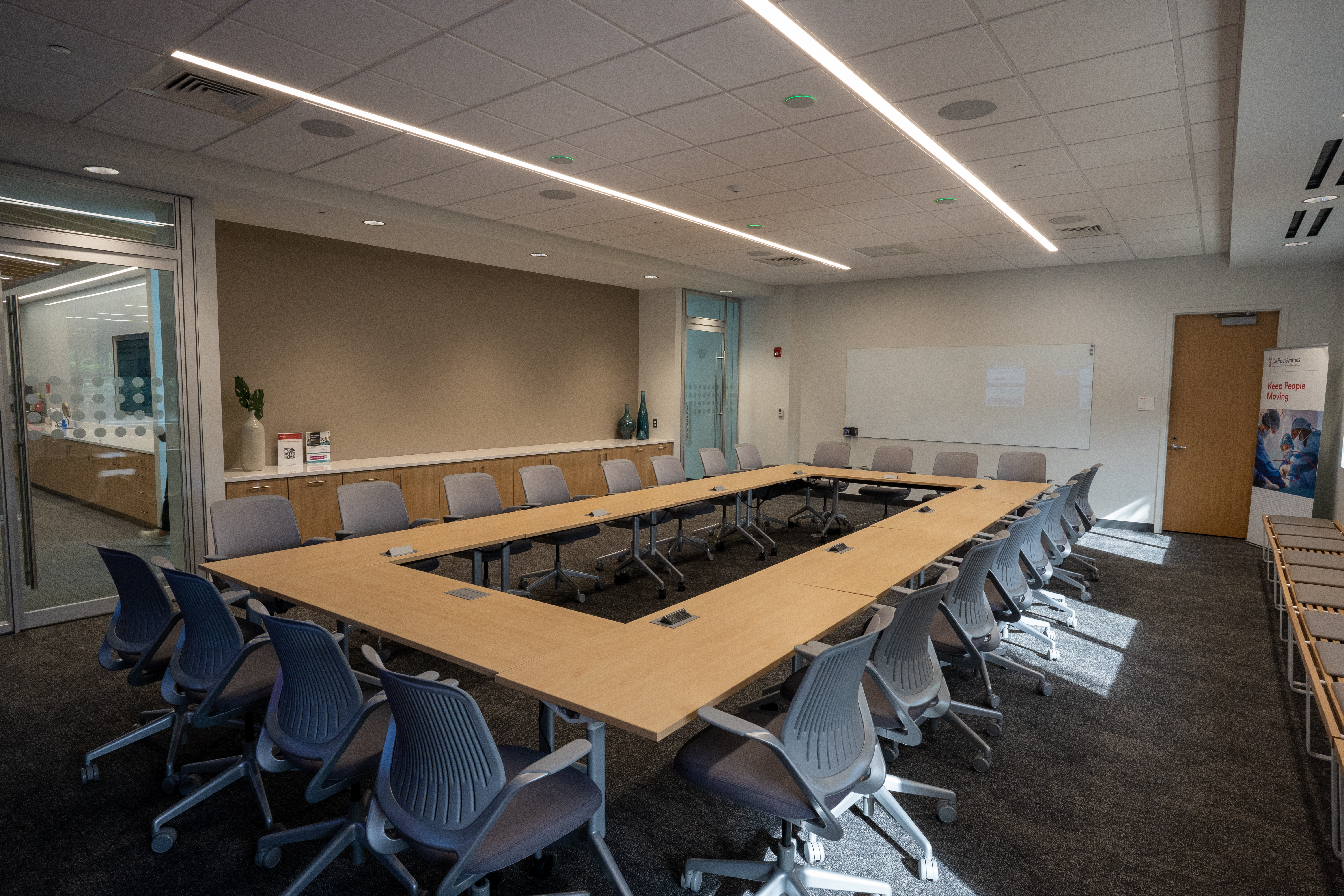 Conference room in the Johnson & Johnson Institute facility location in Palm Beach Gardens. FL