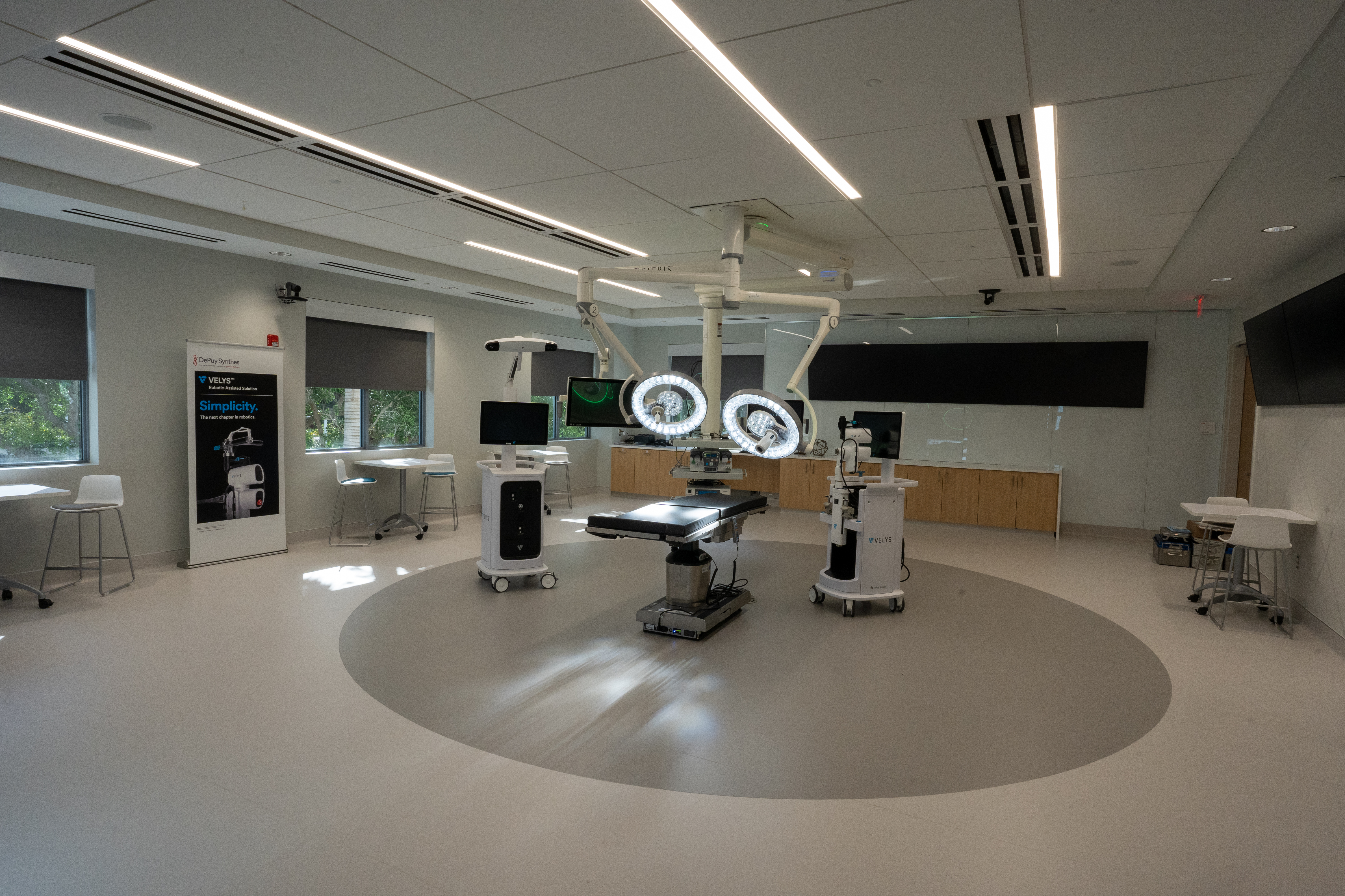 Integrated OR in the Innovation Experience Center at the Johnson & Johnson Institute facility location in Palm Beach Gardens. FL